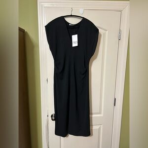 Zara Black Midi Dress